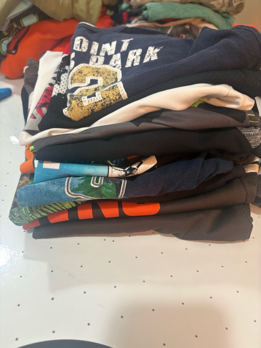 Kids Graphic T-Shirt Stack - Navy, Black, Gray